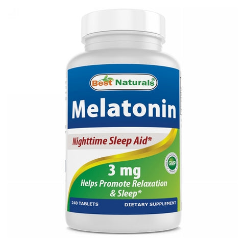 Best Naturals, Melatonin, 3 mg, 240 Tabs