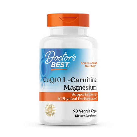 Doctors Best, CoQ 10 L-Carnitine Magnesium, 90 Veg Caps