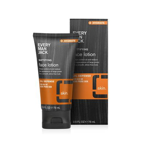 Every Man Jack, Oil Defense Face Lotion, 2.5 Oz