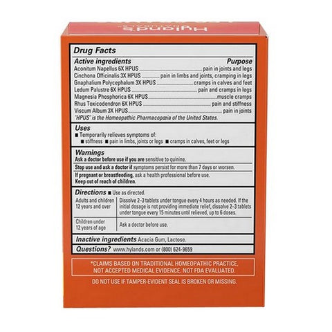 Hylands, Leg Cramp Pain Relief, 100 tabs