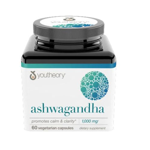Youtheory, Ashwagandha, 60 Count