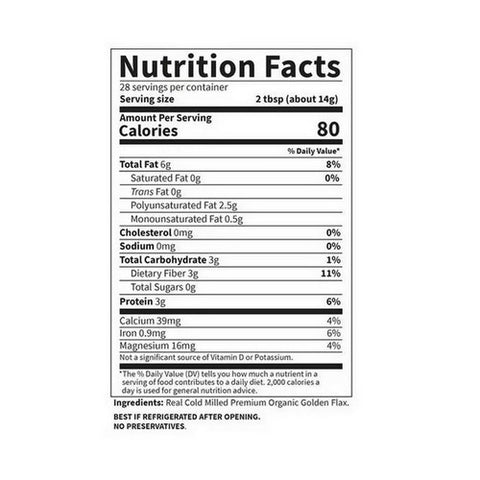 Garden of Life, Organic Raw Flax Seed, 396 Grams