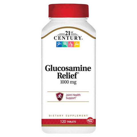 21st Century, 21st Century Glucosamine Relief Tablets Maximum Strength, 120 Tabs