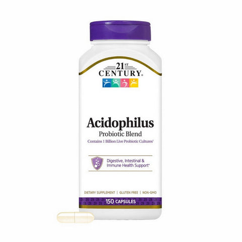 21st Century, 21st Century Acidophilus Probiotic Blend Capsules, 150 Capss