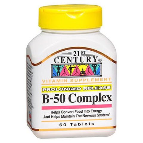 21st Century, B-50 Complex Prolonged Release, 60 Tabs