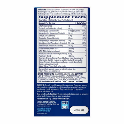 21st Century, Arthri-Flex Advantage + Vitamin D3 Supplement Tablets, 120 Tabs