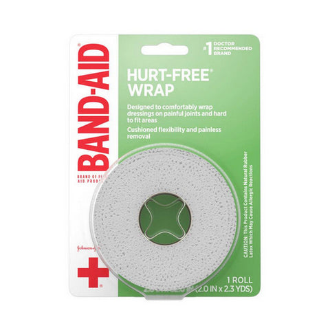Band-Aid, Hurt Free Wrap MediumFirst Aid Hurt Free Wrap Medium, 1Each