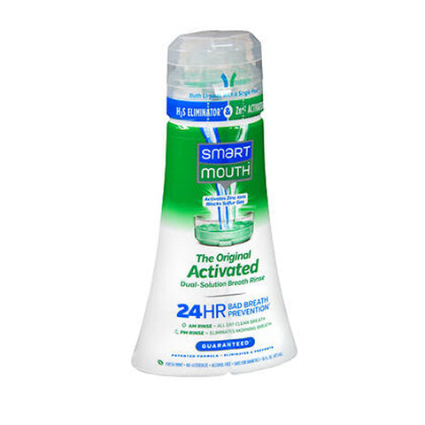 Smartmouth, Original Activated Dual-Solution Breath Rinse Fresh Mint, 16 Oz