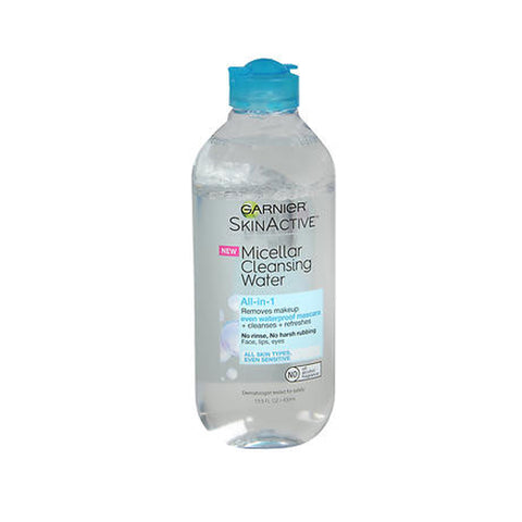 Garnier Fructis, Garnier SkinActive Micellar Cleansing Water All-in-1, 13.5 Oz