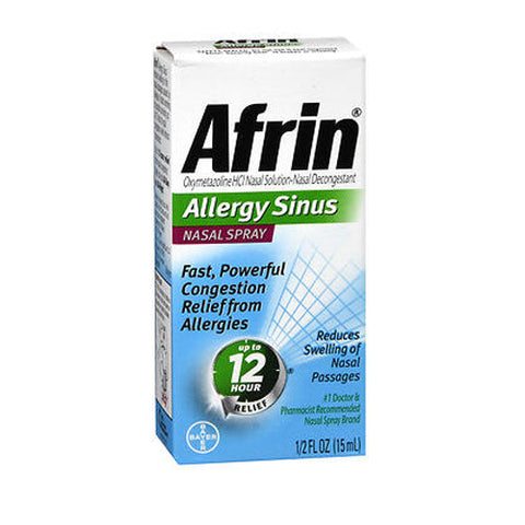Afrin, Allergy Sinus Nasal Spray, 0.5 Oz