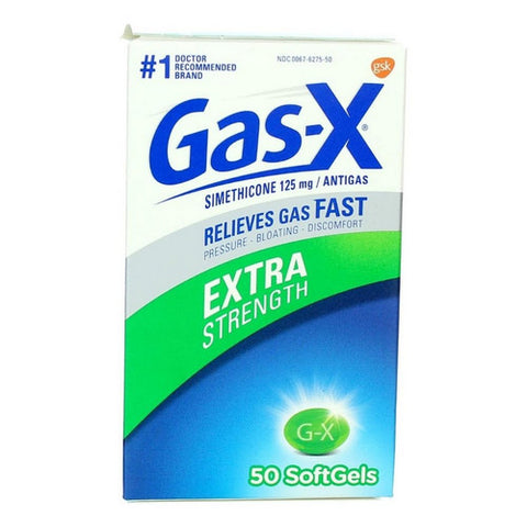 Gas-X, Softgels Extra Strength, 50 Caps