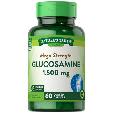 Nature's Truth, Nature' s Truth Joint Support Mega Strength Glucosamine Coated Caplets, 1500 Mg, 60 Tabs