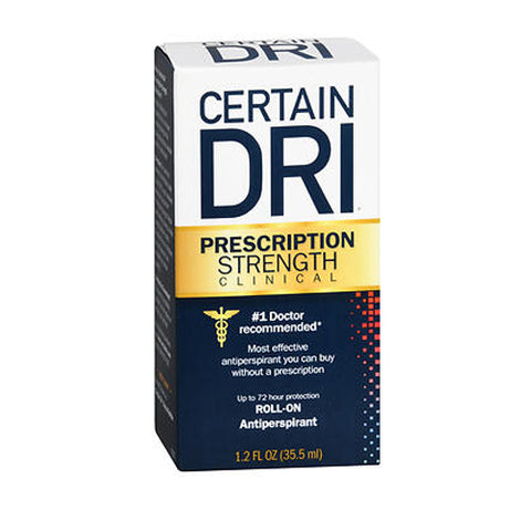 Certain Dri, Prescription Strength Clinical Anti-Perspirant Roll- On, 1.2 Oz