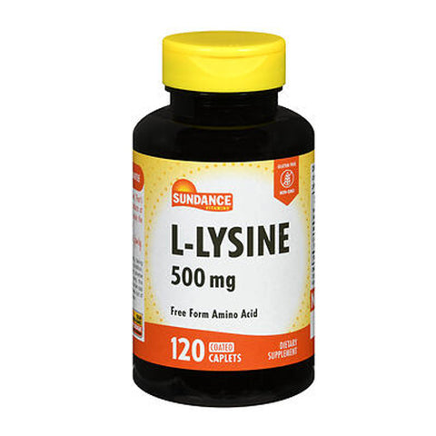 Sundance, Vitamins L-Lysine Caplets, 500 mg, 120 Tabs