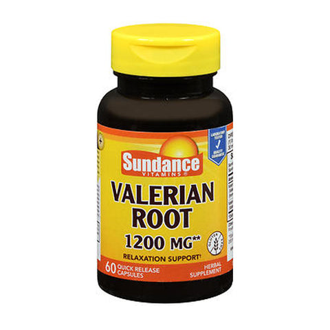 Sundance, Vitamins Valerian Root Capsules, 1200 mg, 60 Caps