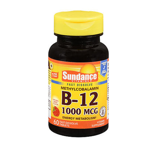 Sundance, B-12 Fast Dissolve Tablets, 1000 mcg, 60 Tabs