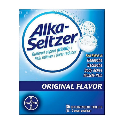 Alka-Seltzer, Fever Reducer Original Effervescent, 36 Tablets