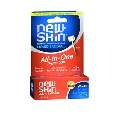 New-Skin, Liquid Bandage Brush, 1 Oz