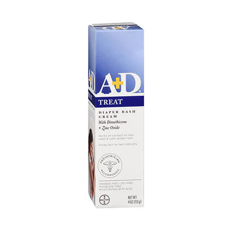 A+D, Zinc Oxide Diaper Rash Cream, 4 Oz