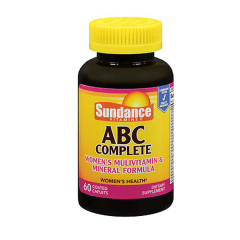 Sundance, ABC Complete Women'S Multivitamin & Mineral Formula Coated Caplets, 60 Tabs