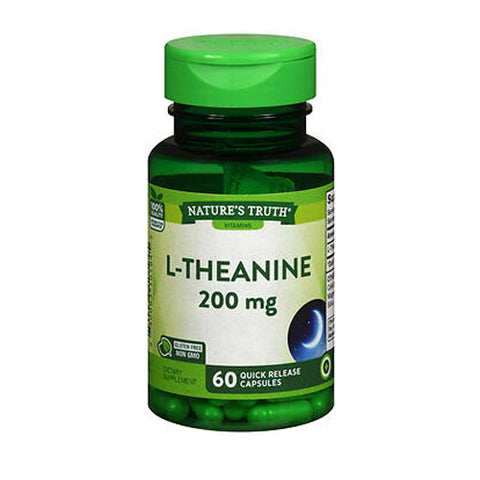 Nature's Truth, L-Theanine Dietary Supplement Capsules, 200 Mg, 60 Caps