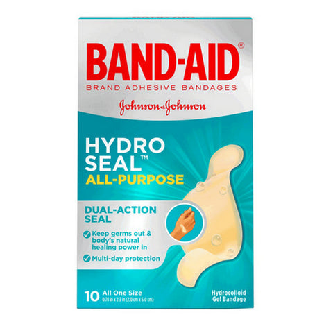 Band-Aid, Hydro Seal All-Purpose Hydrocolloid Gel Bandages, 10 Each