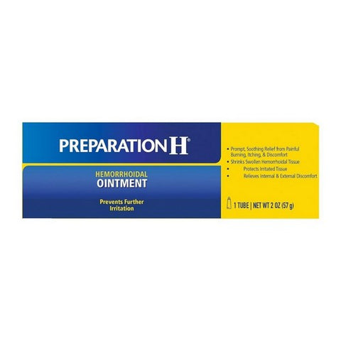 Preparation H, Hemorrhoidal Ointment, 2 Oz