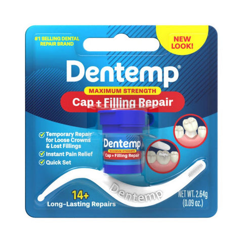 D.O.C., Dentemp Maximum Strength Cap + Filling Repair, 2.64 Grams