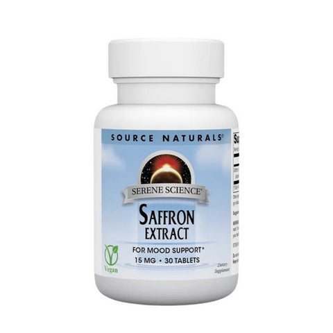 Source Naturals, Serene Science Saffron Extract, 15mg 30 Tabs