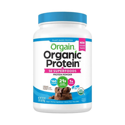Orgain, Organic Protein & Superfoods, Creamy Chocolate Fudge 2.02 lbs