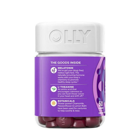 Olly, Restful Sleep Blueberry Zen, 0, 50 Gummies