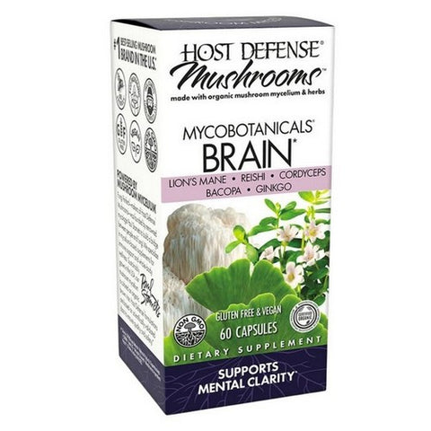 Host Defense, MycoBotanicals Brain Capsules, 60 Cap