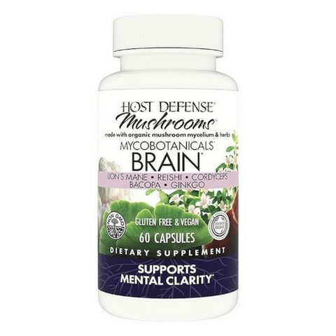 Host Defense, MycoBotanicals Brain Capsules, 60 Cap