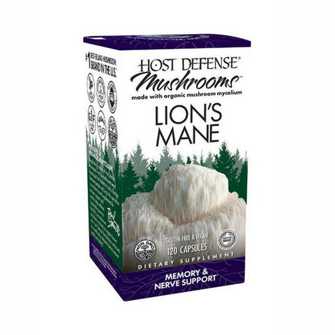 Host Defense, Lion's Mane Capsules, 120 Cap
