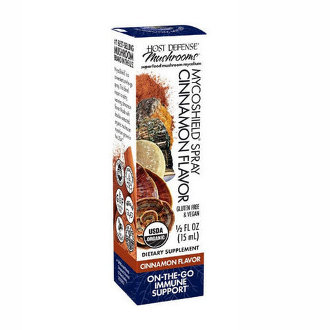 Host Defense, MycoShield Spray Cinnamon, 0.5 Fl Oz