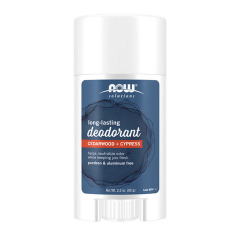 Now Foods, Long Lasting Deodorant Stick, Cedarwood + Cypress 2.2 Oz