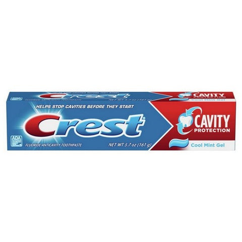 Crest, Cavity Protection Toothpaste Gel, Cool Mint 5.7 Oz
