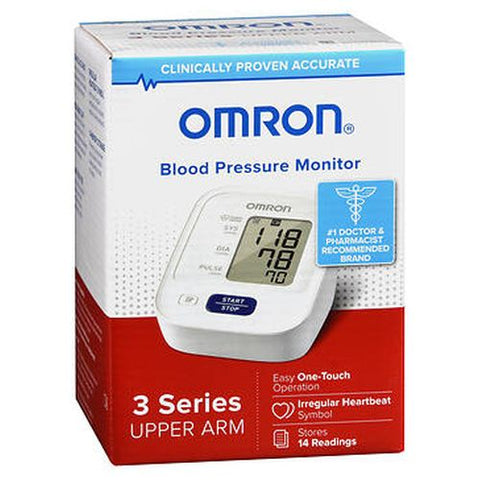 Omron, 3 Series Upper Arm Blood Pressure Monitor BP7100, 1 Each