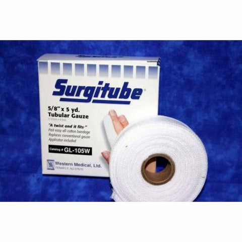 Surgitube, Tubular Bandage Surgitube Small Fingers, Toes Cotton 5/8 Inch X 5 Yard Size 1, Count of 12