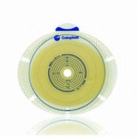 Coloplast, Ostomy Barrier SenSura Flex Xpro Adhesive Coupling Yellow Code 70 mm, Box Of 10