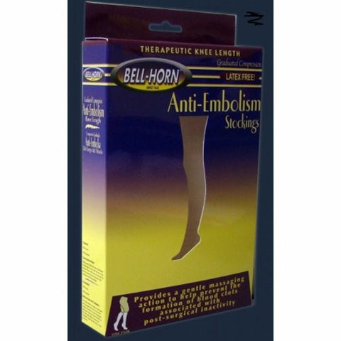 DJO, Anti-embolism Stockings Bell-Horn Medium Black Closed Toe, 1 Pair