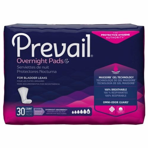 First Quality, Bladder Control Pad 16 Inch Length Heavy Absorbency Polymer Core PVX-120, Case Of 4