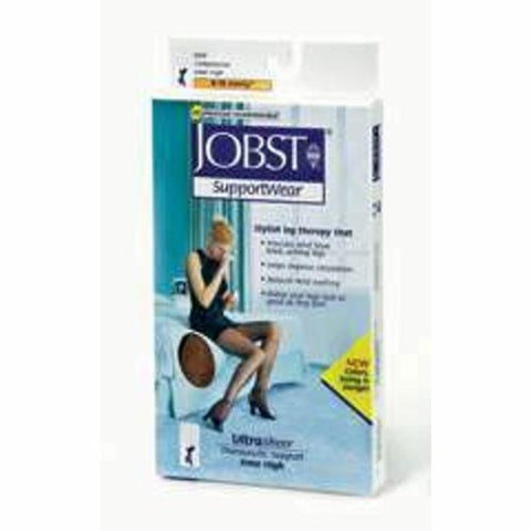 Jobst, Compression Stockings JOBST Knee High Medium Natural Closed Toe, 1 Pair
