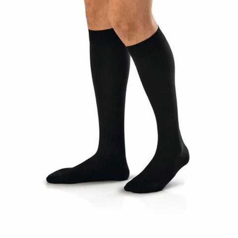 Jobst, Compression Socks JOBST Knee High Large Black Closed Toe, Black 2 Pairs
