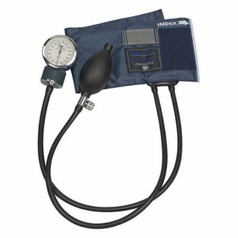 Mabis Healthcare, Aneroid Sphygmomanometer with Cuff Precision  2-Tubes Pocket Size Hand Held Child Size, Count of 1