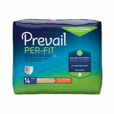 First Quality, Unisex Adult Absorbent Underwear Pull On X-Large PF-514, Count of 14