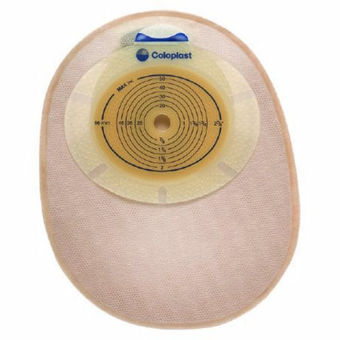 Coloplast, Ostomy Pouch SenSura One-Piece System 3/8 to 3 Inch Stoma Closed End Flat, Trim To Fit, Box Of 30