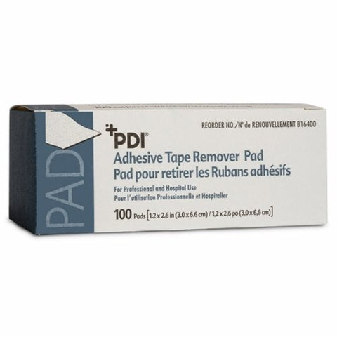 Professional Disposables, Adhesive Remover PDI Pad 100 per Pack, Case Of 10