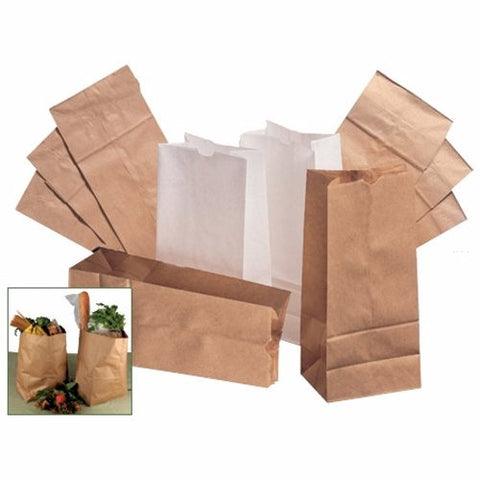Lagasse, Grocery Bag Brown Kraft Paper 8 BAGGK8500, Pack Of 500