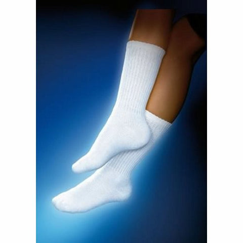 Bsn-Jobst, Compression Socks Sensifoot Crew Medium Navy, 1 Pair
